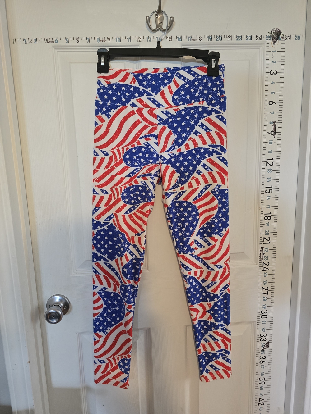 LuLaRoe One Size (OS) Patriotic American Flag Leggings
